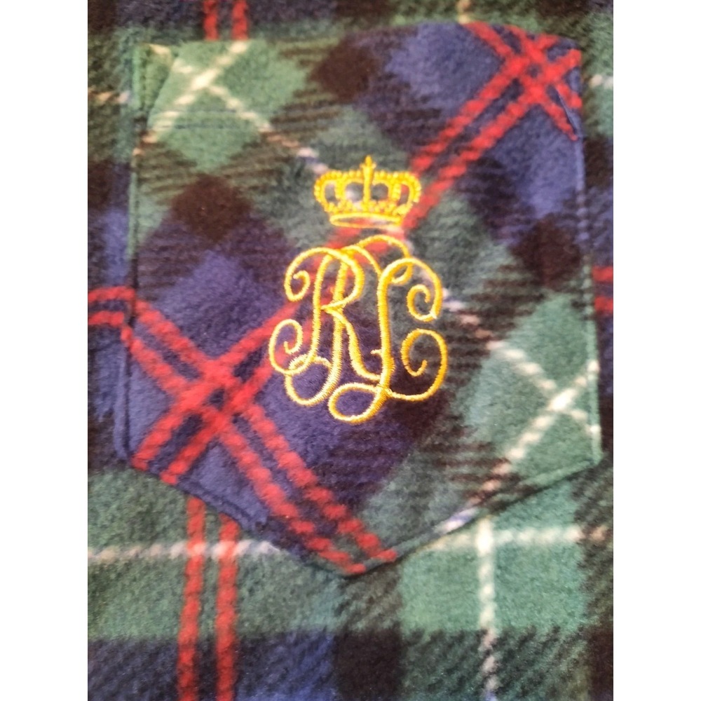 Ralph Lauren PJ Set Womens Size 1X Plaid - Picture 9 of 10